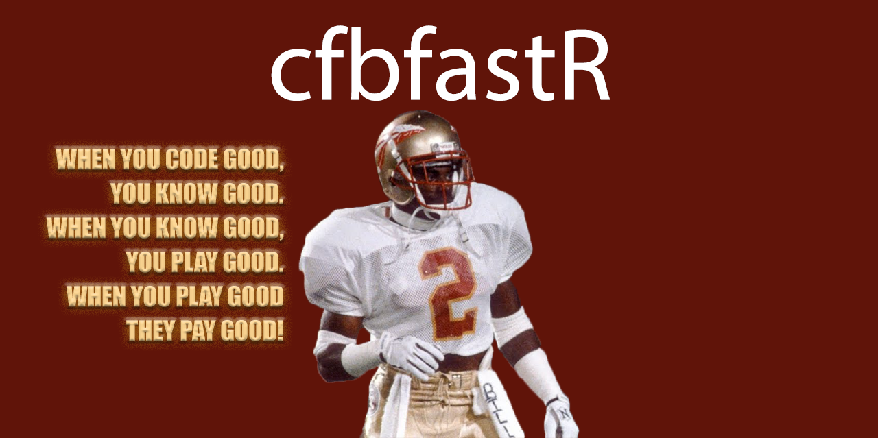 {cfbfastR}: Tidying College Football Play-by-Play Data